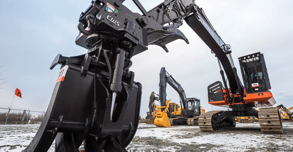 A 2013 Hitachi ZX240F-3 Forester hydraulic excavator sold at the Ritchie Bros. November 2015 Prince George auction